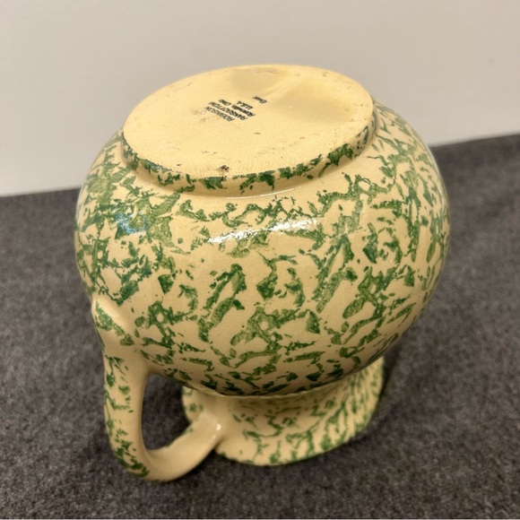 Vintage Robinson Ransbottom Spongeware Pottery Pitcher Jug - Picture 9 of 13